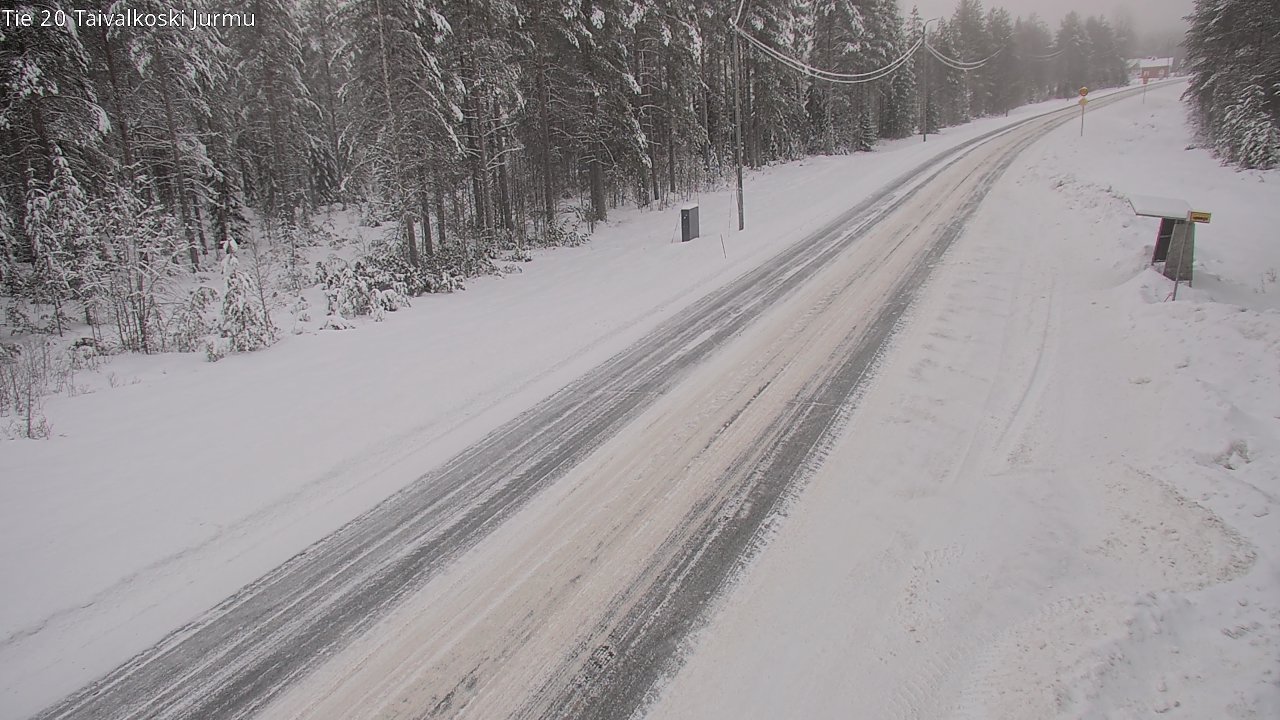 Weather Camera Image Road 20 Taivalkoski, Jurmu, Taivalkoski, Pohjois-Pohjanmaa