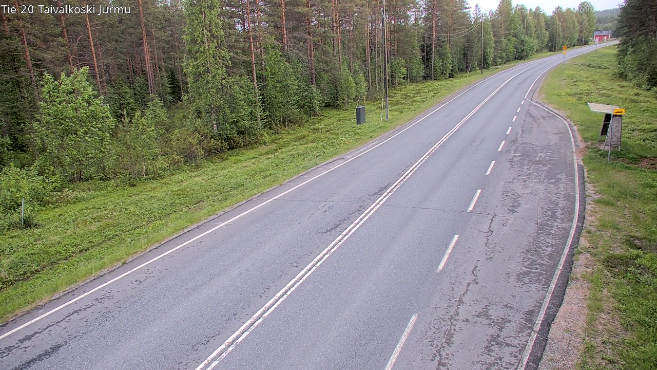 Kelikamerat Kuva Tie 20 Taivalkoski, Jurmu, Taivalkoski, Pohjois-Pohjanmaa