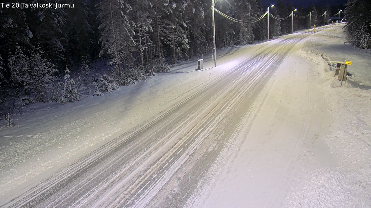 Kelikamerat Kuva Tie 20 Taivalkoski, Jurmu, Taivalkoski, Pohjois-Pohjanmaa