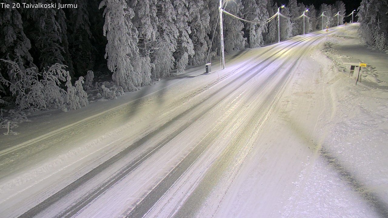 Kelikamerat Kuva Tie 20 Taivalkoski, Jurmu, Taivalkoski, Pohjois-Pohjanmaa