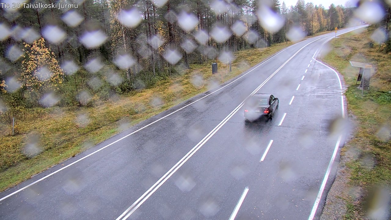 Weather Camera Image Väg 20 Taivalkoski, Jurmu, Taivalkoski, Pohjois-Pohjanmaa