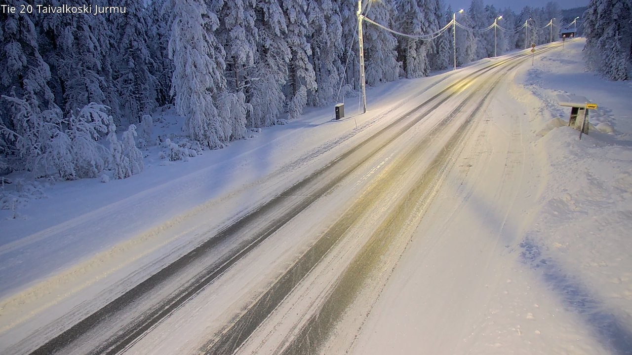 Kelikamerat Kuva Tie 20 Taivalkoski, Jurmu, Taivalkoski, Pohjois-Pohjanmaa