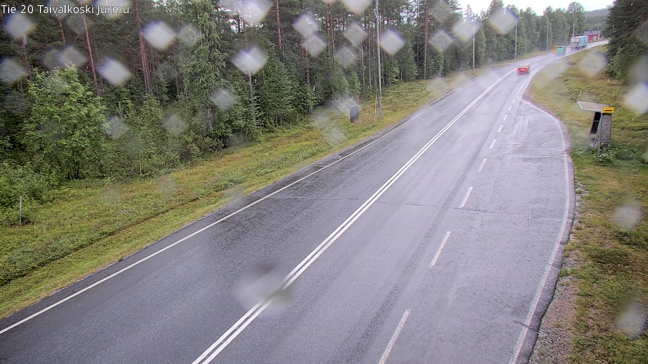 Weather Camera Image Väg 20 Taivalkoski, Jurmu, Taivalkoski, Pohjois-Pohjanmaa