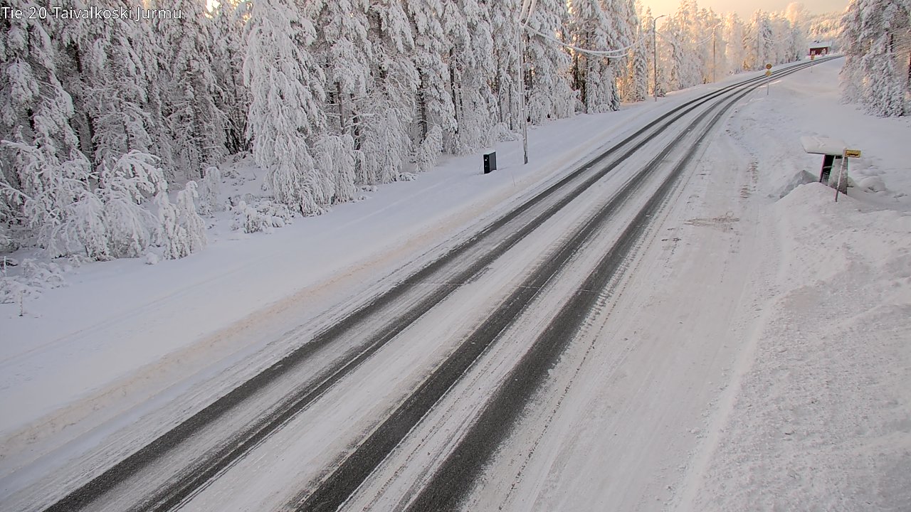 Kelikamerat Kuva Tie 20 Taivalkoski, Jurmu, Taivalkoski, Pohjois-Pohjanmaa
