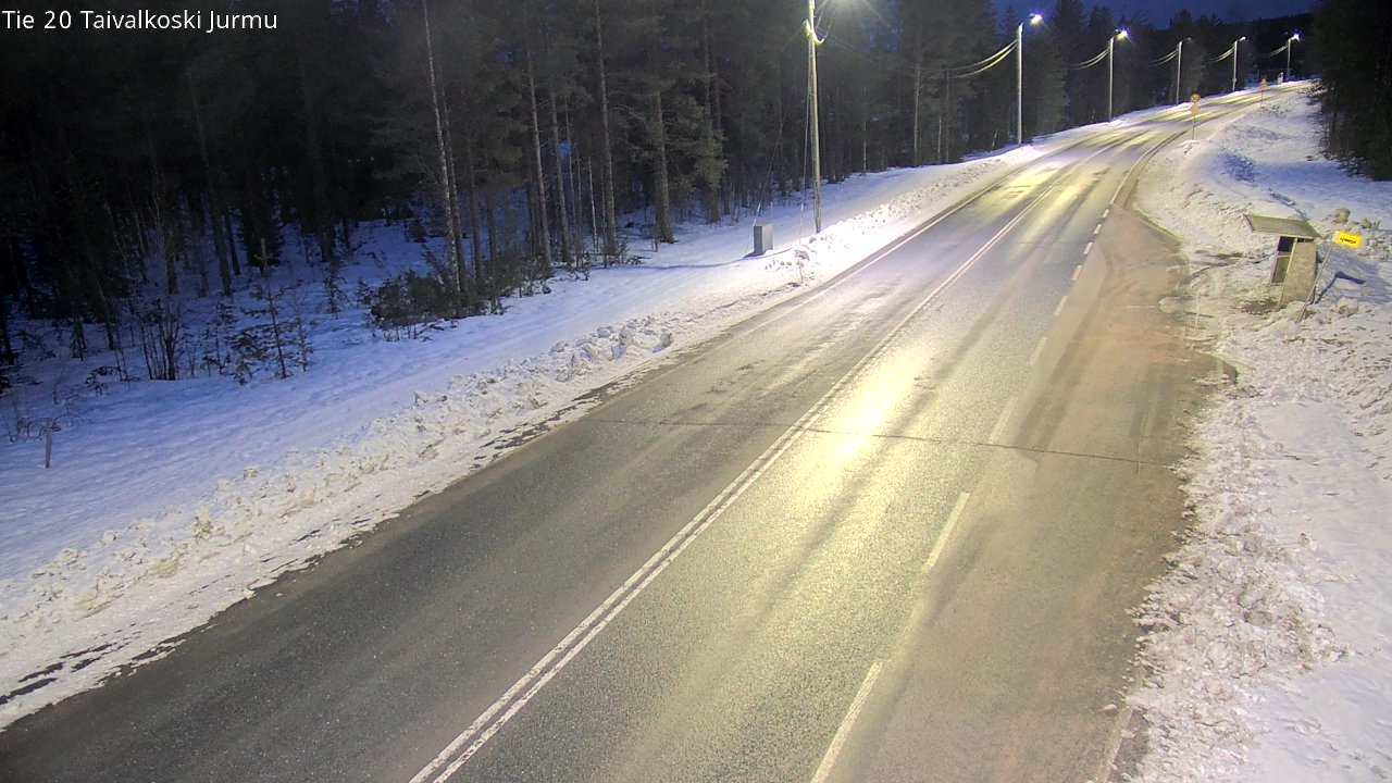 Kelikamerat Kuva Tie 20 Taivalkoski, Jurmu, Taivalkoski, Pohjois-Pohjanmaa