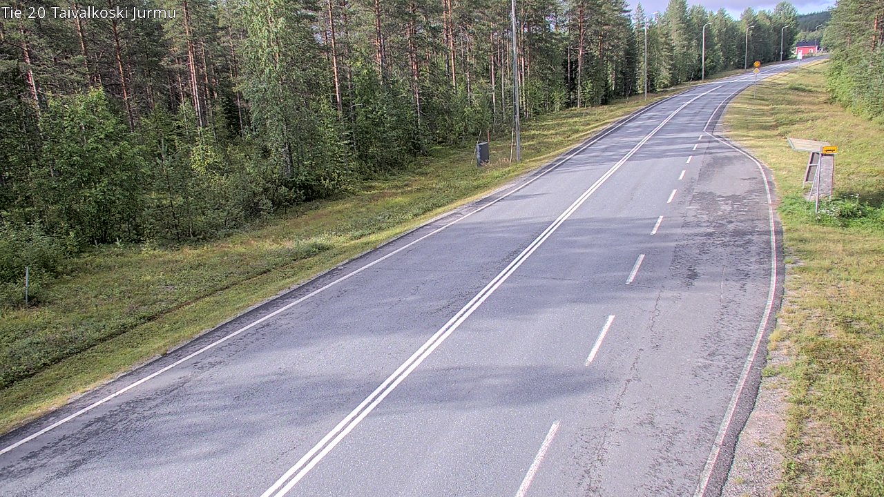 Weather Camera Image Väg 20 Taivalkoski, Jurmu, Taivalkoski, Pohjois-Pohjanmaa