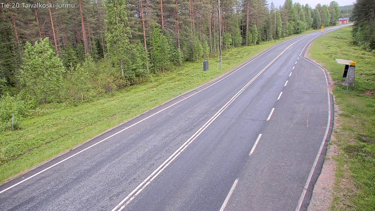 Kelikamerat Kuva Tie 20 Taivalkoski, Jurmu, Taivalkoski, Pohjois-Pohjanmaa