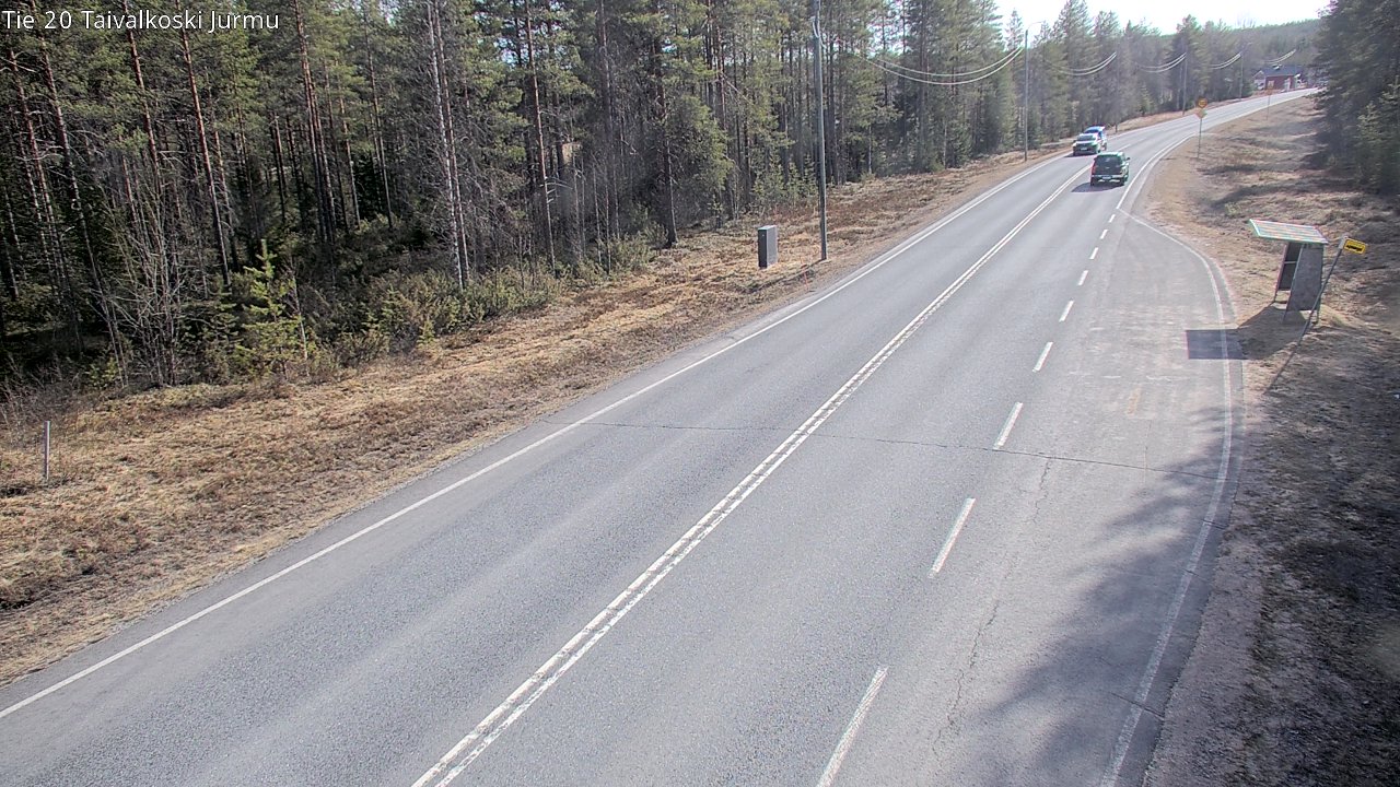 Weather Camera Image Väg 20 Taivalkoski, Jurmu, Taivalkoski, Pohjois-Pohjanmaa