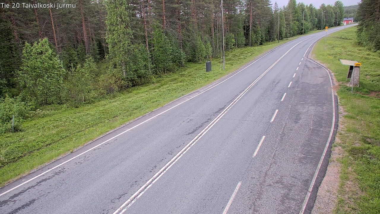 Kelikamerat Kuva Tie 20 Taivalkoski, Jurmu, Taivalkoski, Pohjois-Pohjanmaa