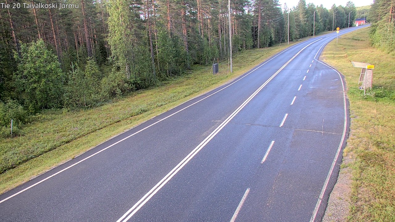 Kelikamerat Kuva Tie 20 Taivalkoski, Jurmu, Taivalkoski, Pohjois-Pohjanmaa