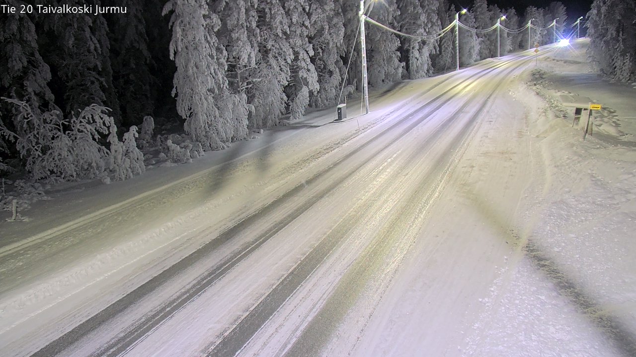 Kelikamerat Kuva Tie 20 Taivalkoski, Jurmu, Taivalkoski, Pohjois-Pohjanmaa