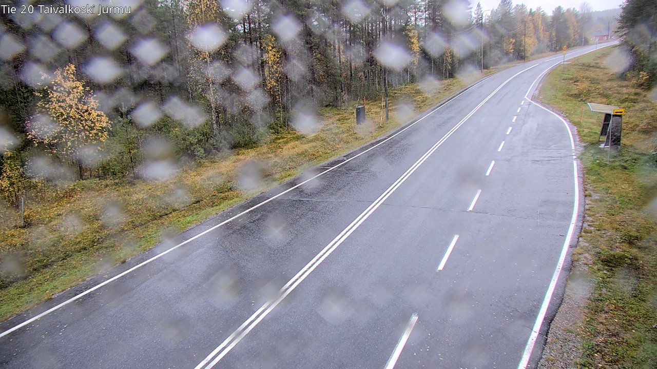 Weather Camera Image Road 20 Taivalkoski, Jurmu, Taivalkoski, Pohjois-Pohjanmaa