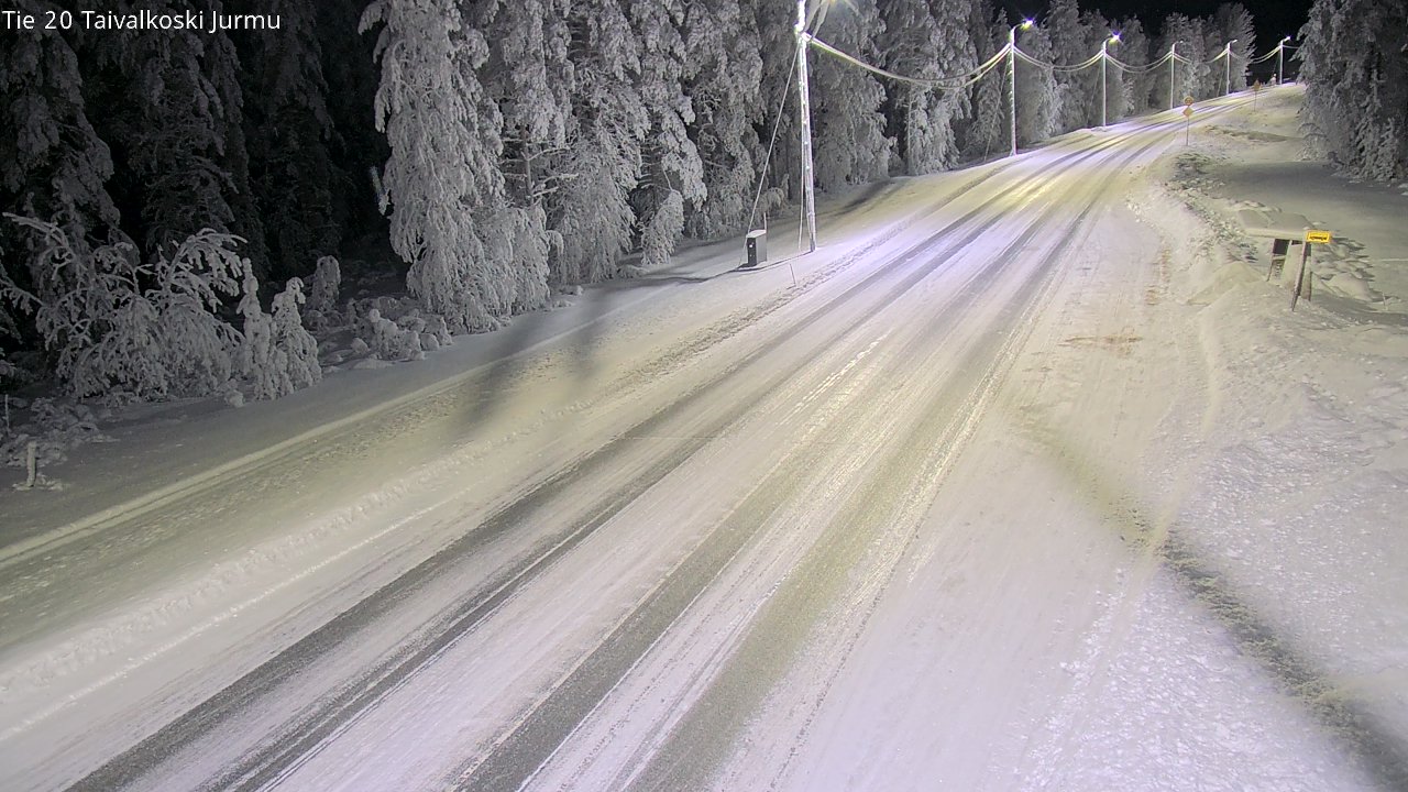 Kelikamerat Kuva Tie 20 Taivalkoski, Jurmu, Taivalkoski, Pohjois-Pohjanmaa