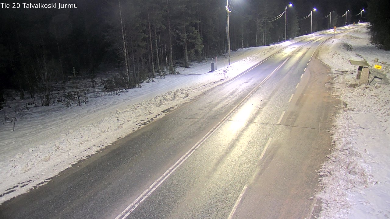 Kelikamerat Kuva Tie 20 Taivalkoski, Jurmu, Taivalkoski, Pohjois-Pohjanmaa