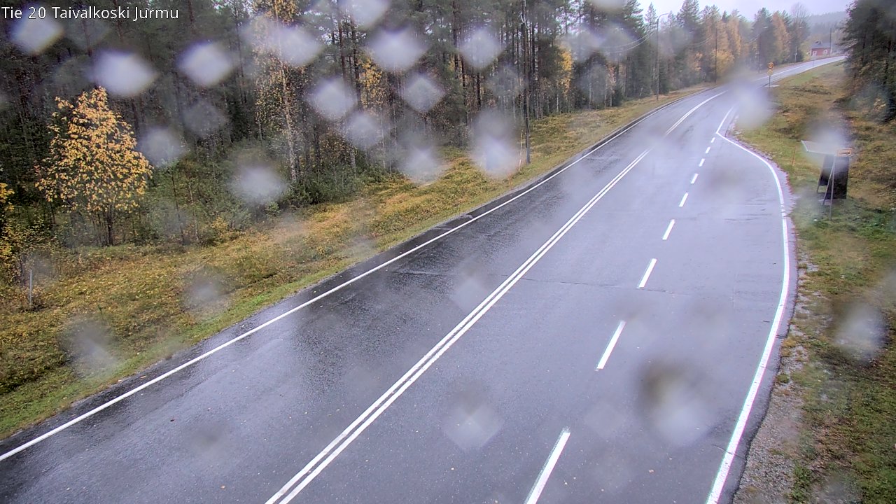 Weather Camera Image Road 20 Taivalkoski, Jurmu, Taivalkoski, Pohjois-Pohjanmaa