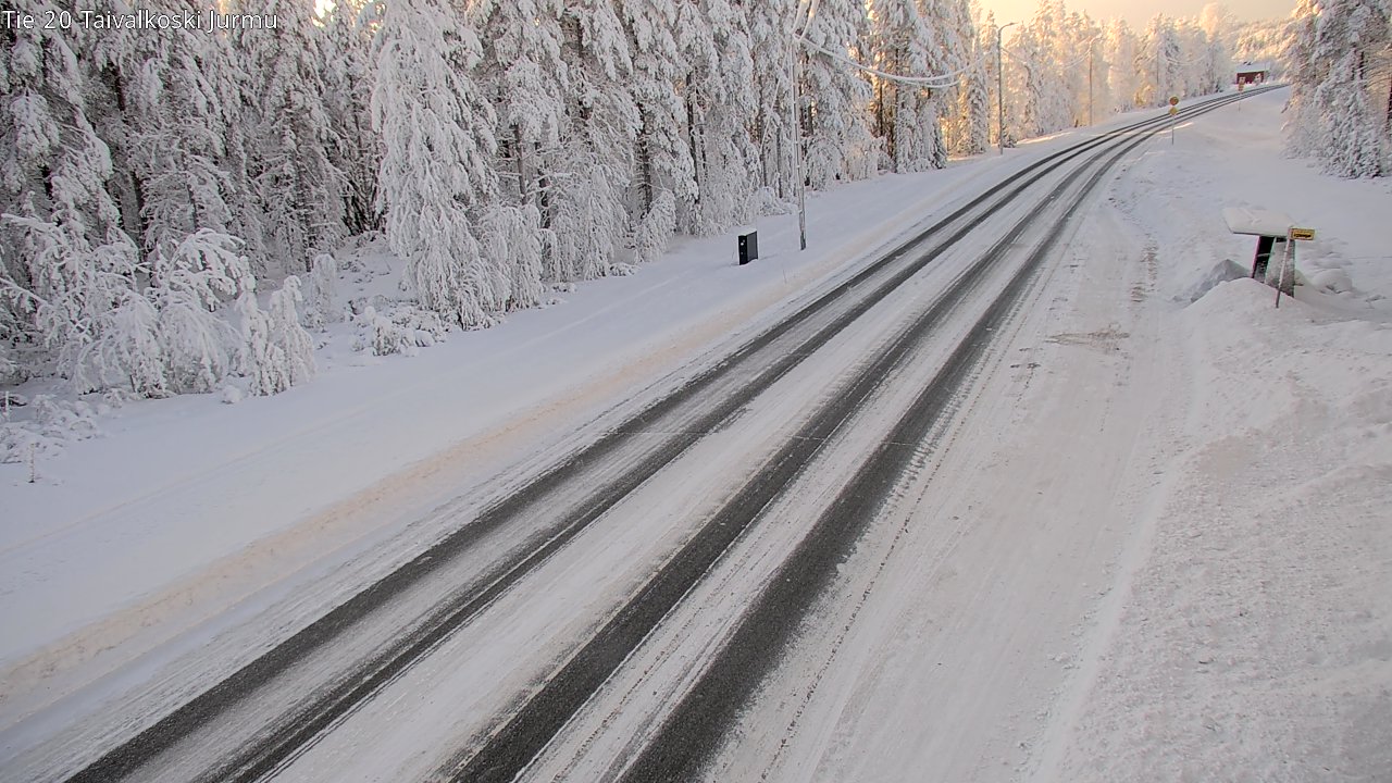 Kelikamerat Kuva Tie 20 Taivalkoski, Jurmu, Taivalkoski, Pohjois-Pohjanmaa
