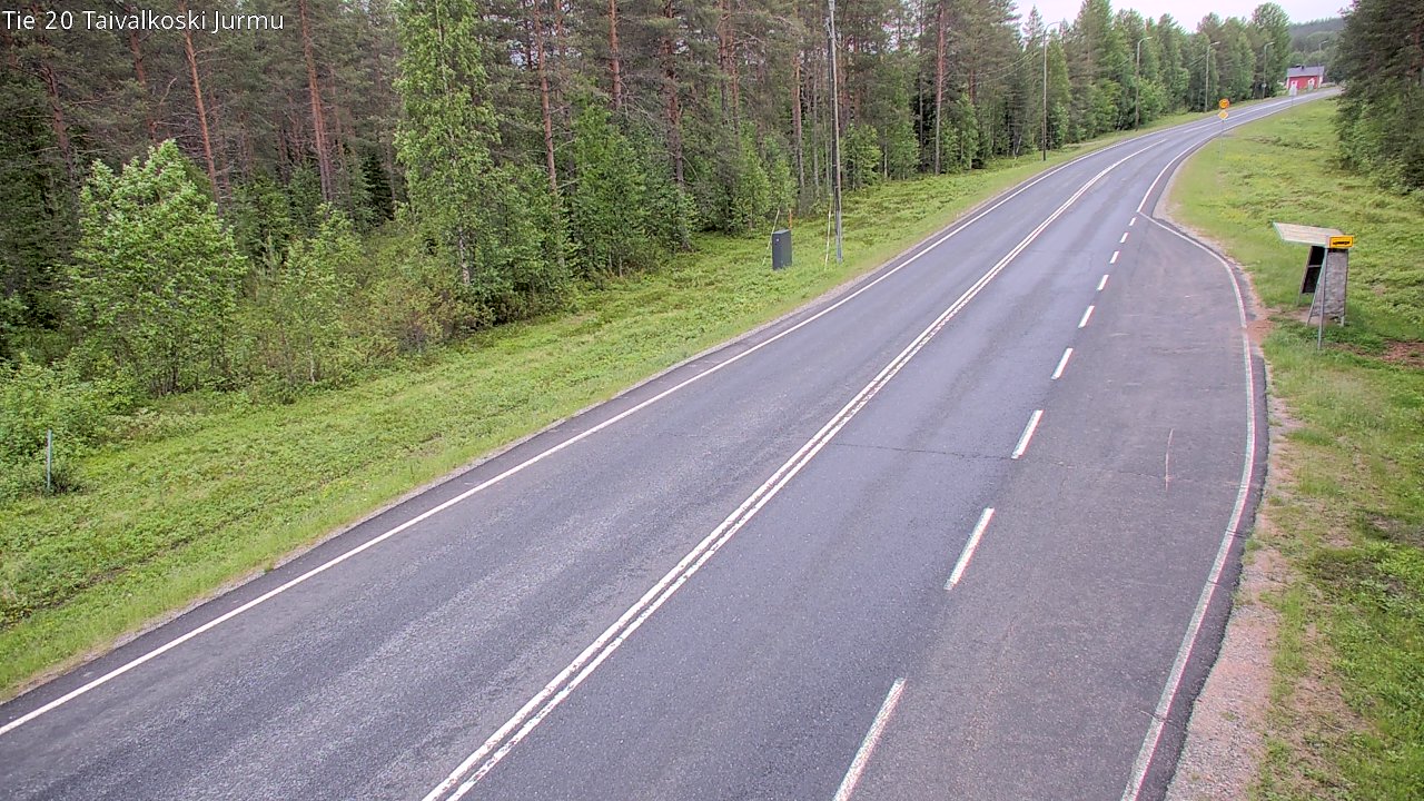 Kelikamerat Kuva Tie 20 Taivalkoski, Jurmu, Taivalkoski, Pohjois-Pohjanmaa