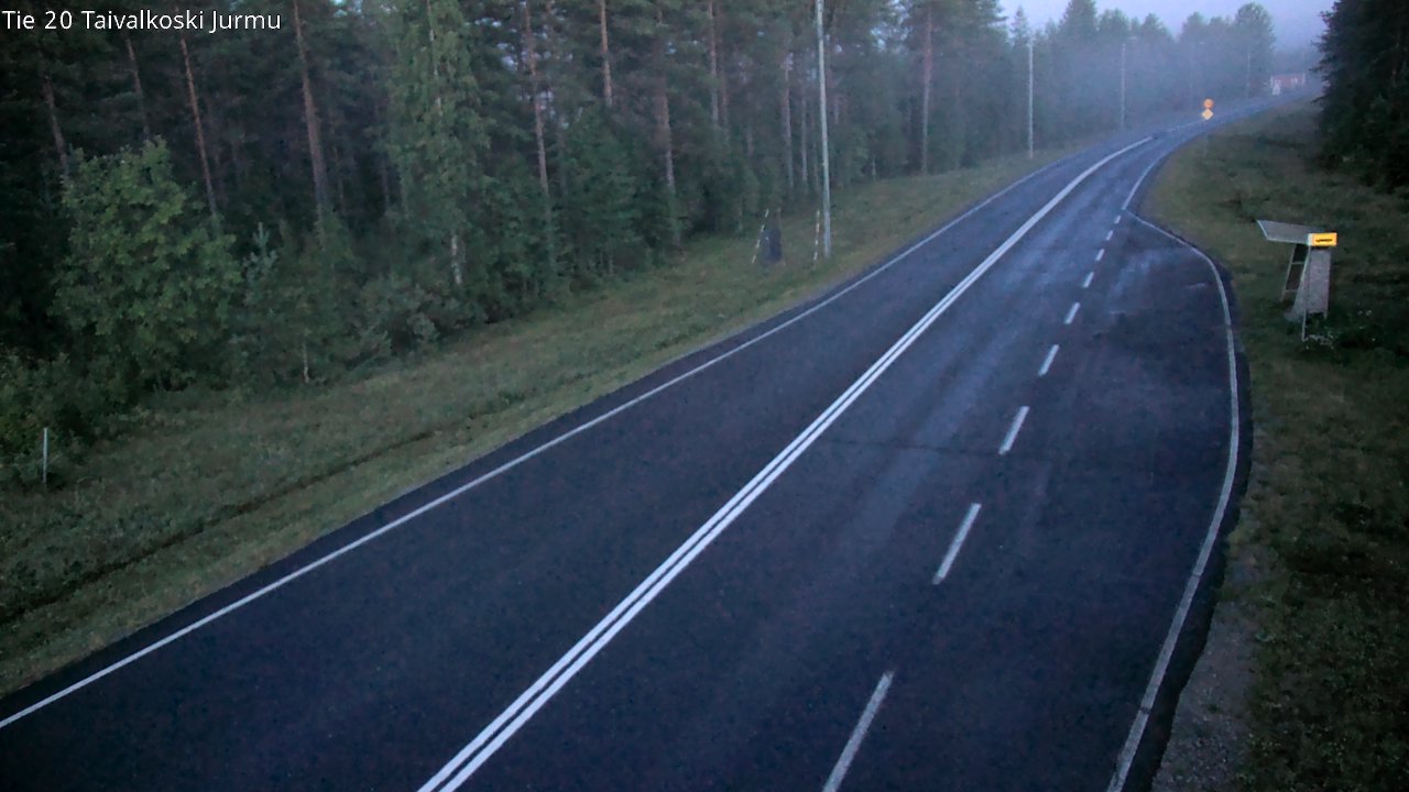 Kelikamerat Kuva Tie 20 Taivalkoski, Jurmu, Taivalkoski, Pohjois-Pohjanmaa