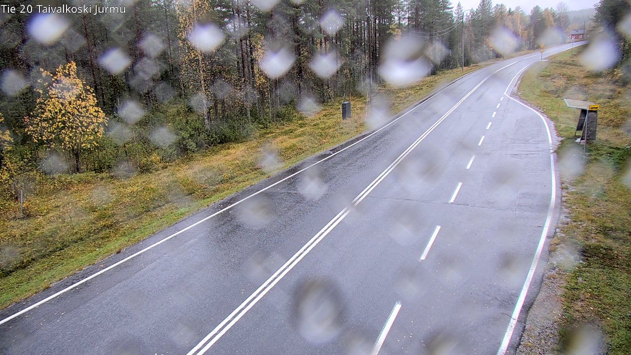 Weather Camera Image Road 20 Taivalkoski, Jurmu, Taivalkoski, Pohjois-Pohjanmaa