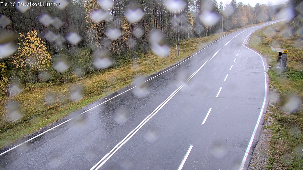 Weather Camera Image Road 20 Taivalkoski, Jurmu, Taivalkoski, Pohjois-Pohjanmaa