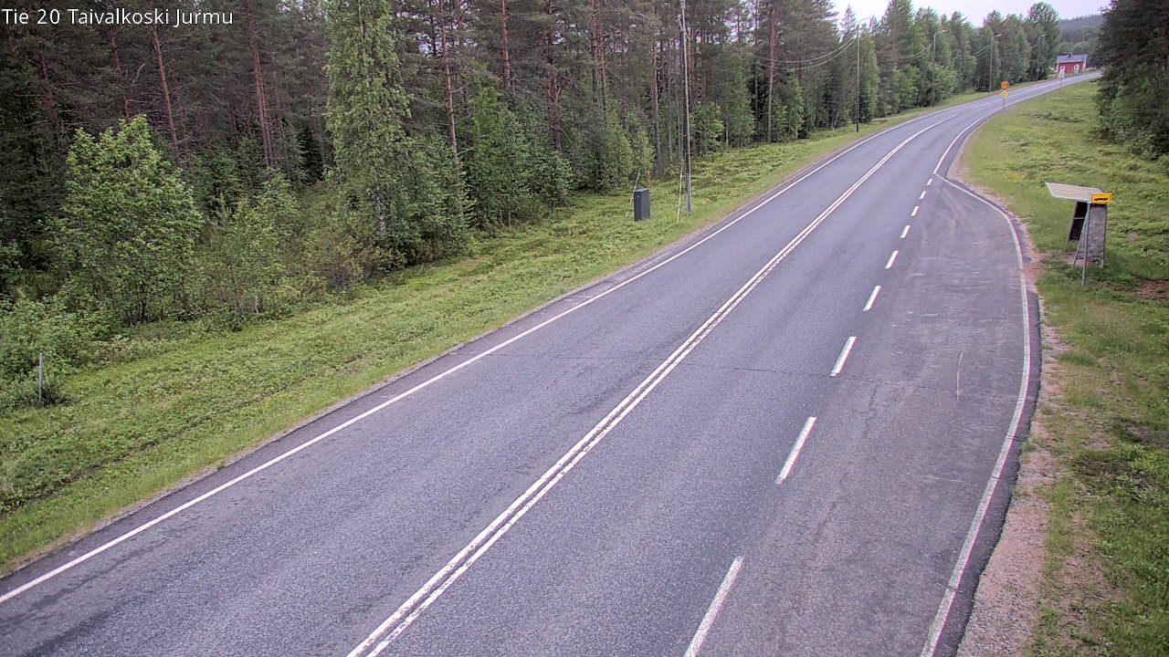 Kelikamerat Kuva Tie 20 Taivalkoski, Jurmu, Taivalkoski, Pohjois-Pohjanmaa