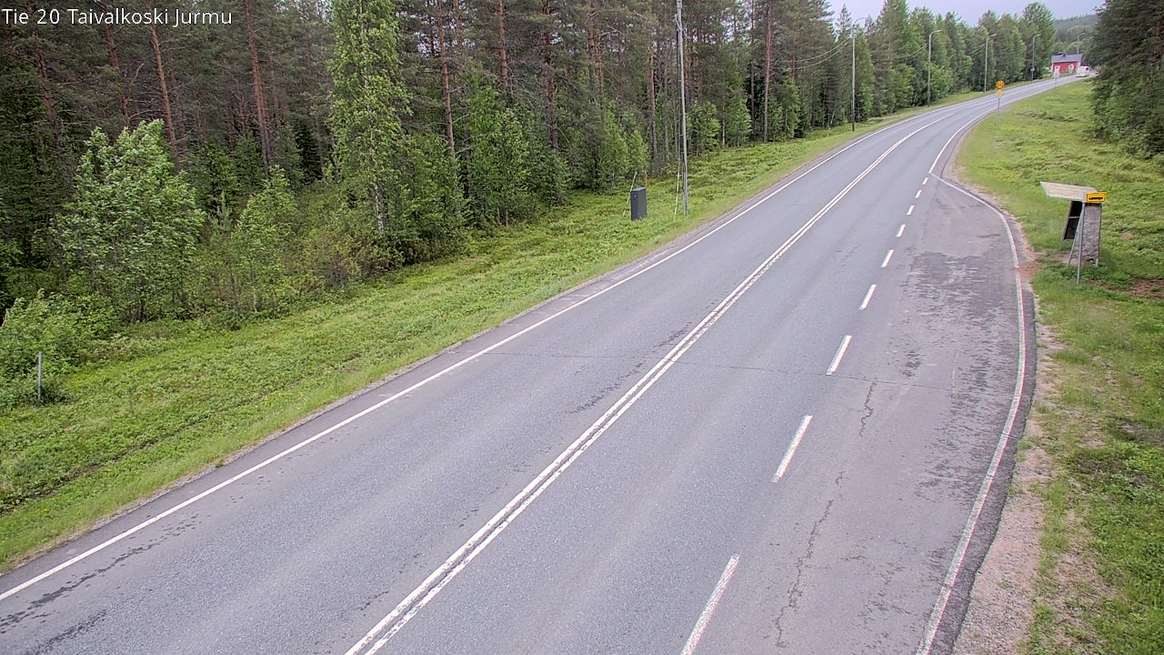 Kelikamerat Kuva Tie 20 Taivalkoski, Jurmu, Taivalkoski, Pohjois-Pohjanmaa
