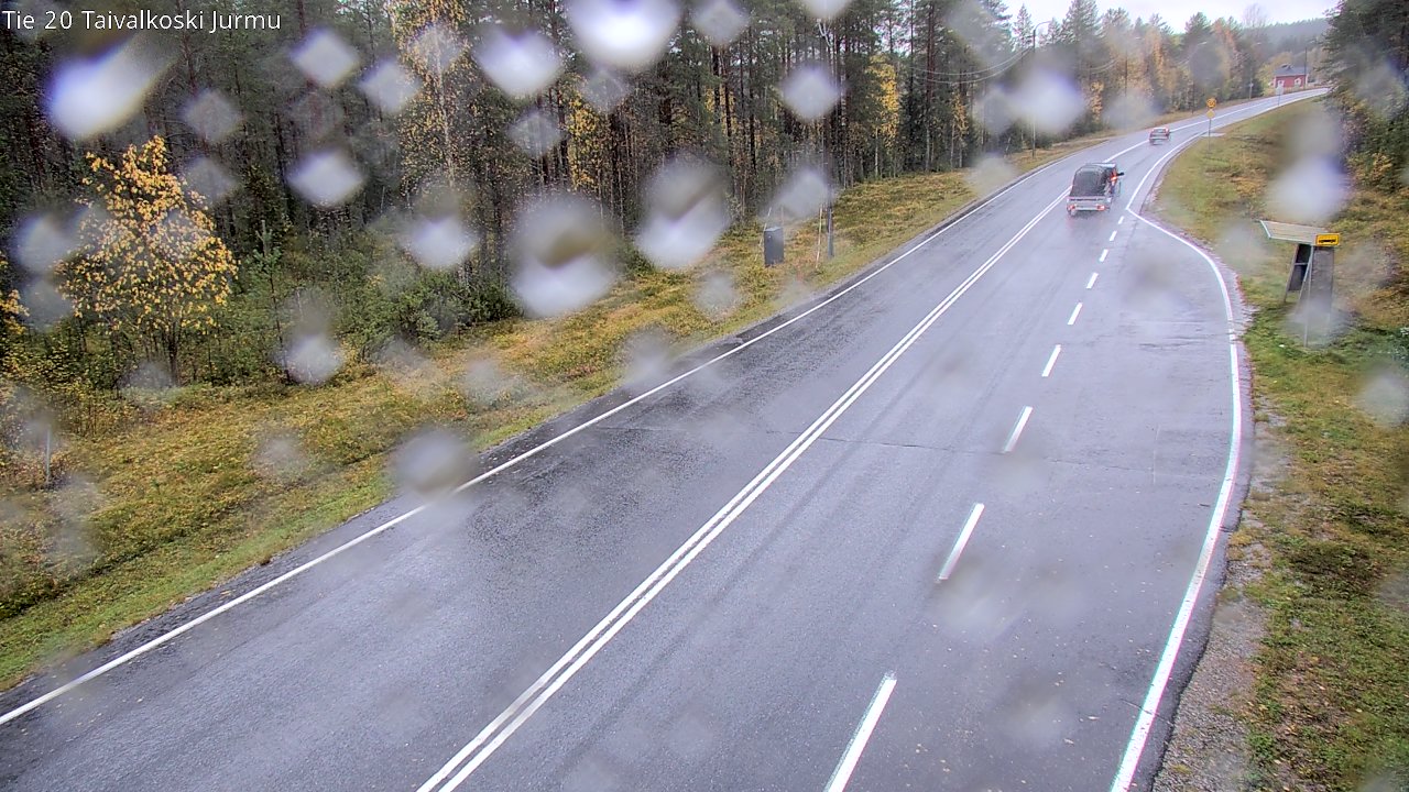 Weather Camera Image Väg 20 Taivalkoski, Jurmu, Taivalkoski, Pohjois-Pohjanmaa