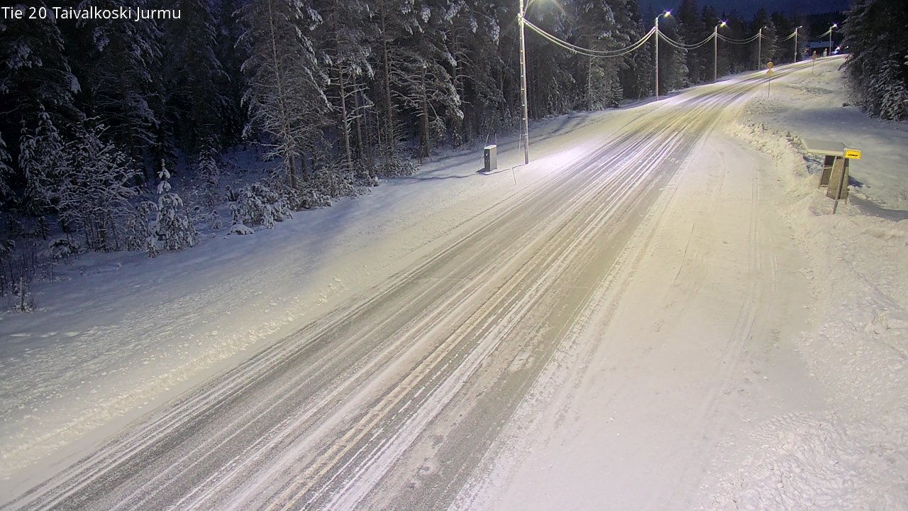 Kelikamerat Kuva Tie 20 Taivalkoski, Jurmu, Taivalkoski, Pohjois-Pohjanmaa