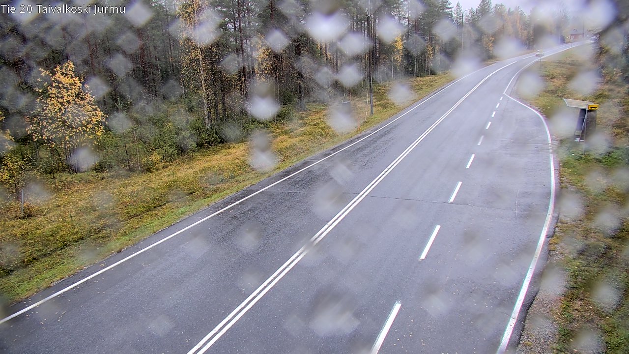 Weather Camera Image Road 20 Taivalkoski, Jurmu, Taivalkoski, Pohjois-Pohjanmaa