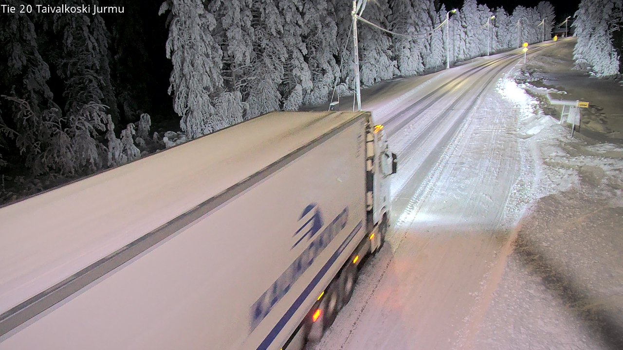 Kelikamerat Kuva Tie 20 Taivalkoski, Jurmu, Taivalkoski, Pohjois-Pohjanmaa