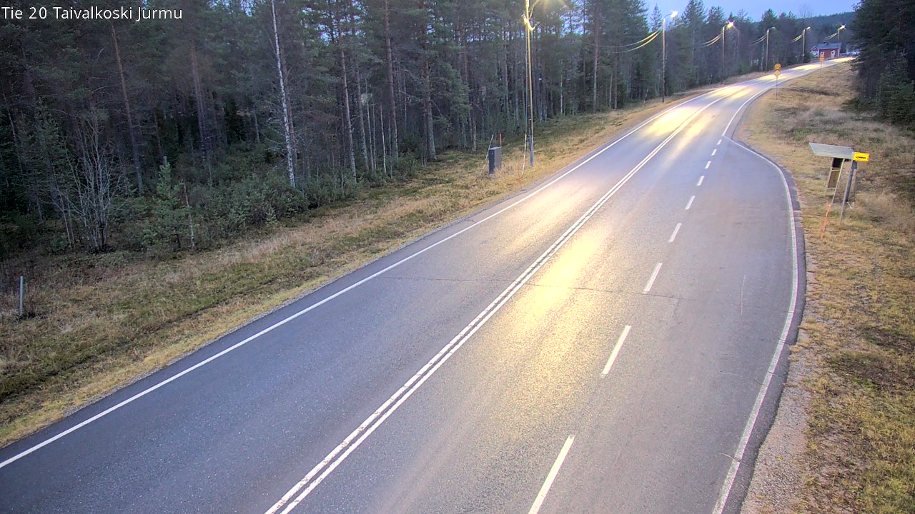 Kelikamerat Kuva Tie 20 Taivalkoski, Jurmu, Taivalkoski, Pohjois-Pohjanmaa