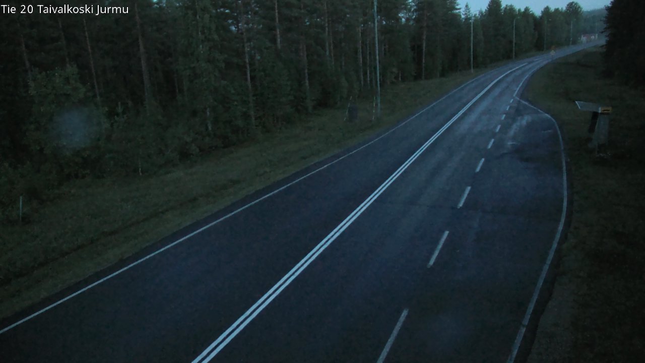 Kelikamerat Kuva Tie 20 Taivalkoski, Jurmu, Taivalkoski, Pohjois-Pohjanmaa