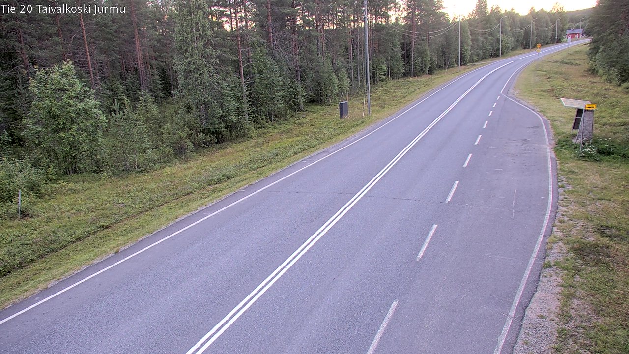 Kelikamerat Kuva Tie 20 Taivalkoski, Jurmu, Taivalkoski, Pohjois-Pohjanmaa