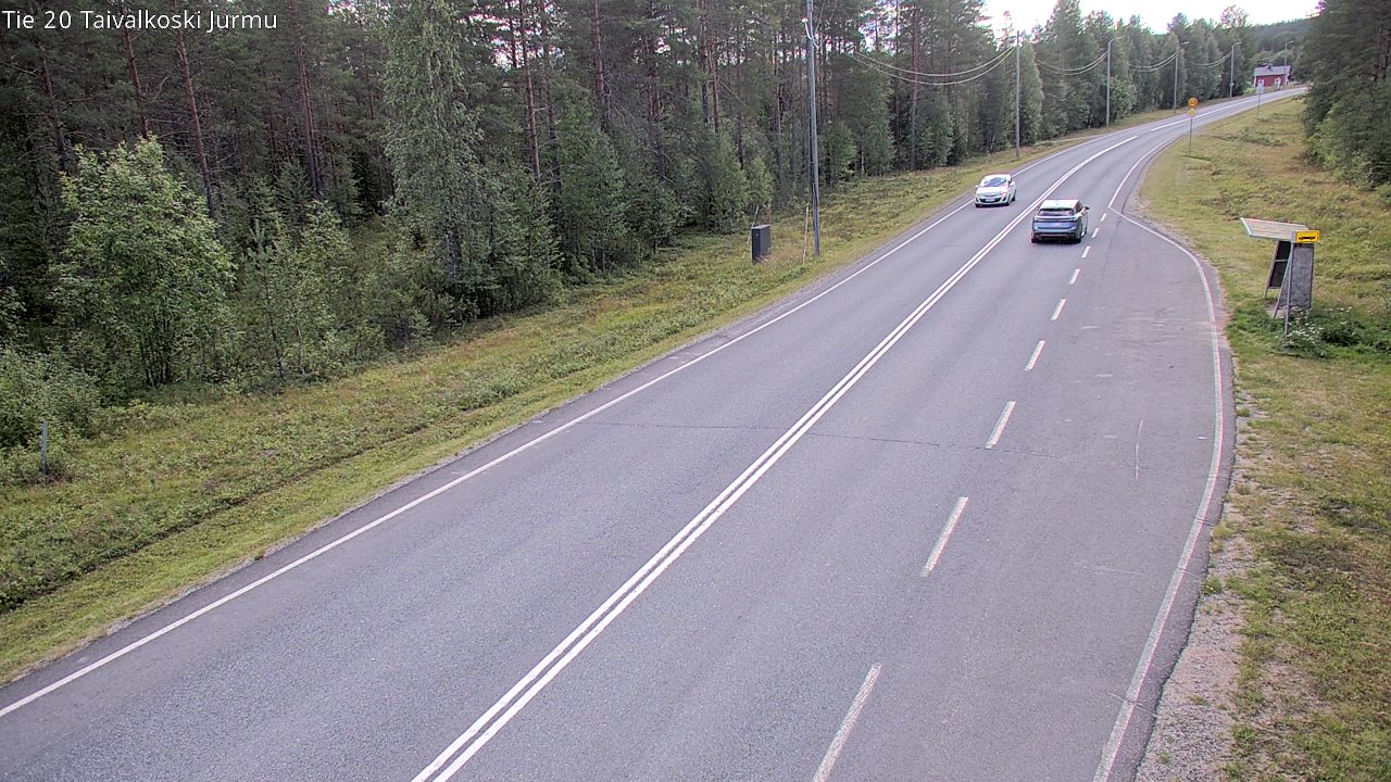 Kelikamerat Kuva Tie 20 Taivalkoski, Jurmu, Taivalkoski, Pohjois-Pohjanmaa