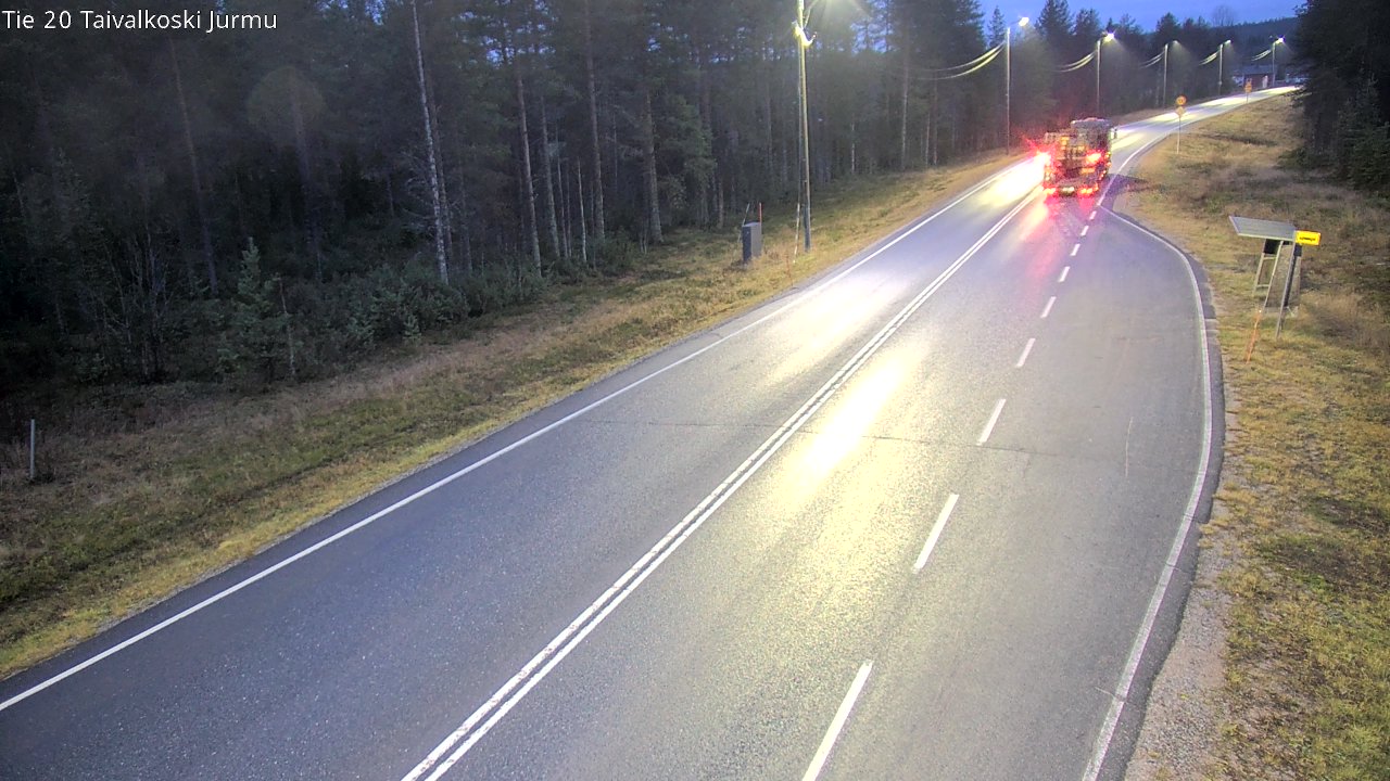 Kelikamerat Kuva Tie 20 Taivalkoski, Jurmu, Taivalkoski, Pohjois-Pohjanmaa