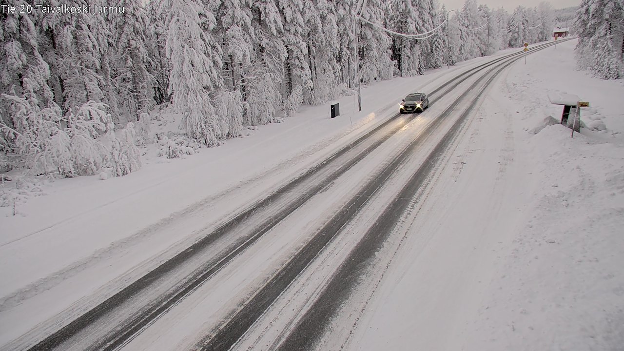 Kelikamerat Kuva Tie 20 Taivalkoski, Jurmu, Taivalkoski, Pohjois-Pohjanmaa