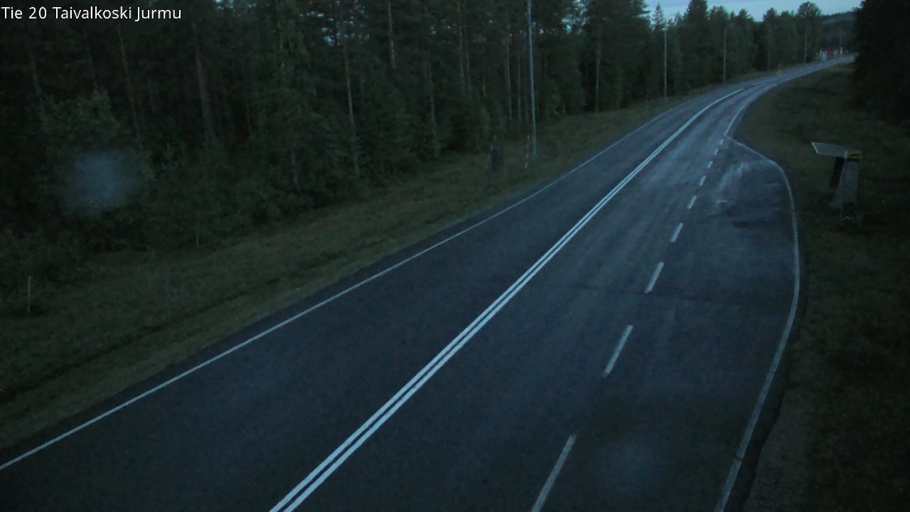 Kelikamerat Kuva Tie 20 Taivalkoski, Jurmu, Taivalkoski, Pohjois-Pohjanmaa