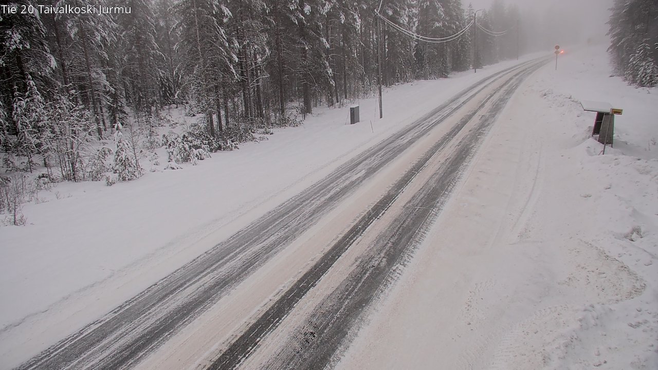 Weather Camera Image Väg 20 Taivalkoski, Jurmu, Taivalkoski, Pohjois-Pohjanmaa