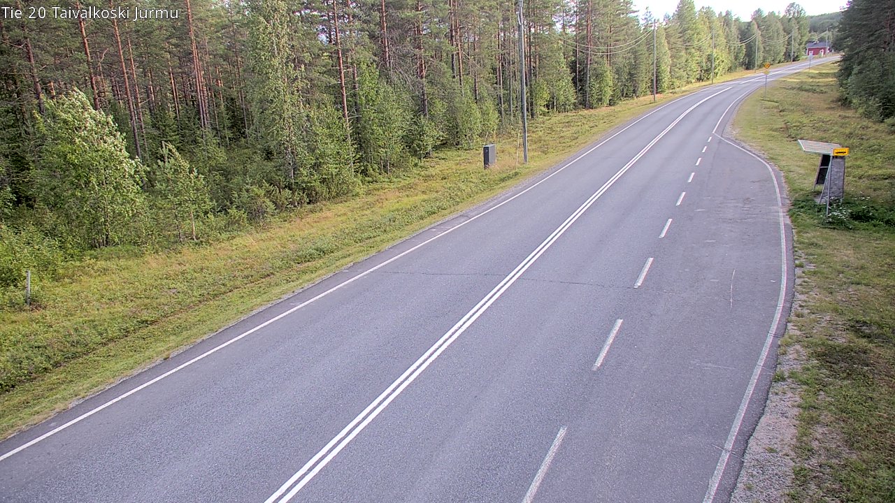 Kelikamerat Kuva Tie 20 Taivalkoski, Jurmu, Taivalkoski, Pohjois-Pohjanmaa