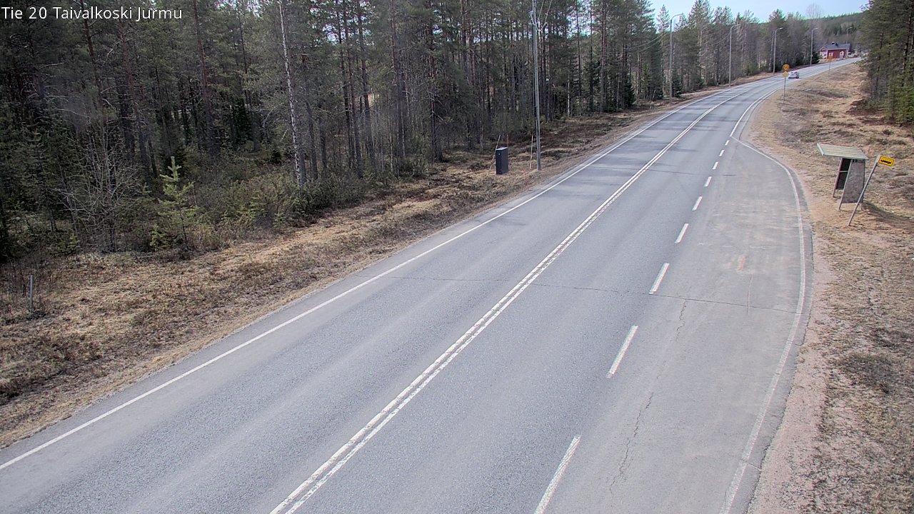 Weather Camera Image Väg 20 Taivalkoski, Jurmu, Taivalkoski, Pohjois-Pohjanmaa