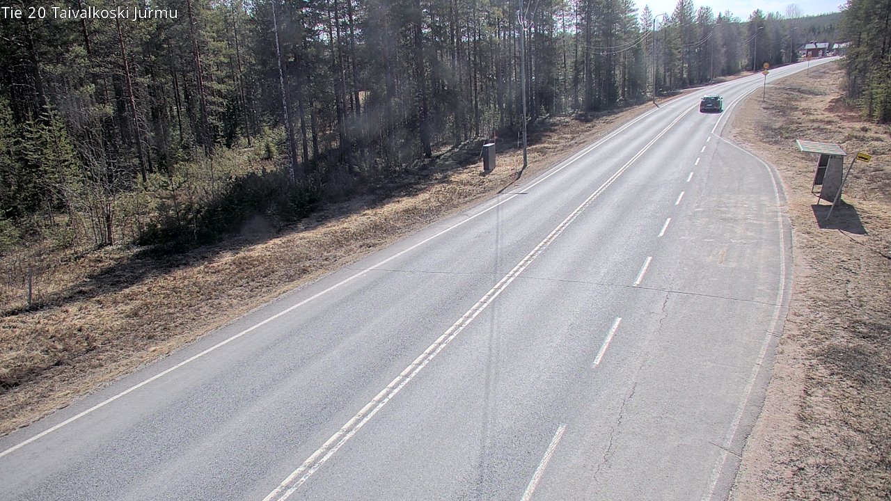 Weather Camera Image Väg 20 Taivalkoski, Jurmu, Taivalkoski, Pohjois-Pohjanmaa