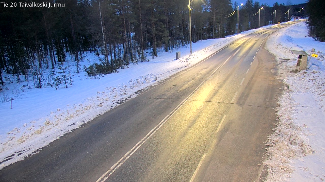 Kelikamerat Kuva Tie 20 Taivalkoski, Jurmu, Taivalkoski, Pohjois-Pohjanmaa