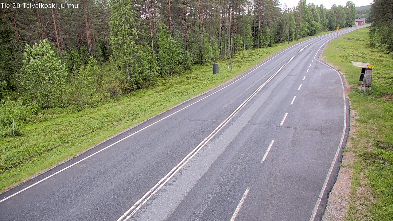 Kelikamerat Kuva Tie 20 Taivalkoski, Jurmu, Taivalkoski, Pohjois-Pohjanmaa