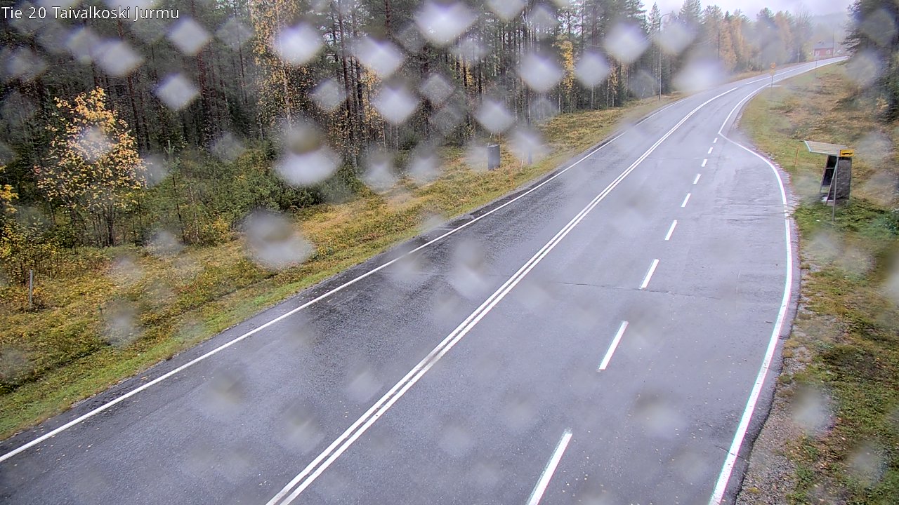 Weather Camera Image Road 20 Taivalkoski, Jurmu, Taivalkoski, Pohjois-Pohjanmaa
