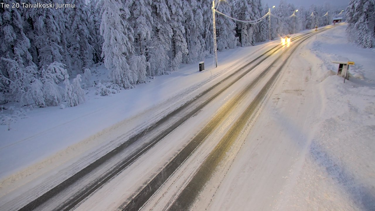 Kelikamerat Kuva Tie 20 Taivalkoski, Jurmu, Taivalkoski, Pohjois-Pohjanmaa