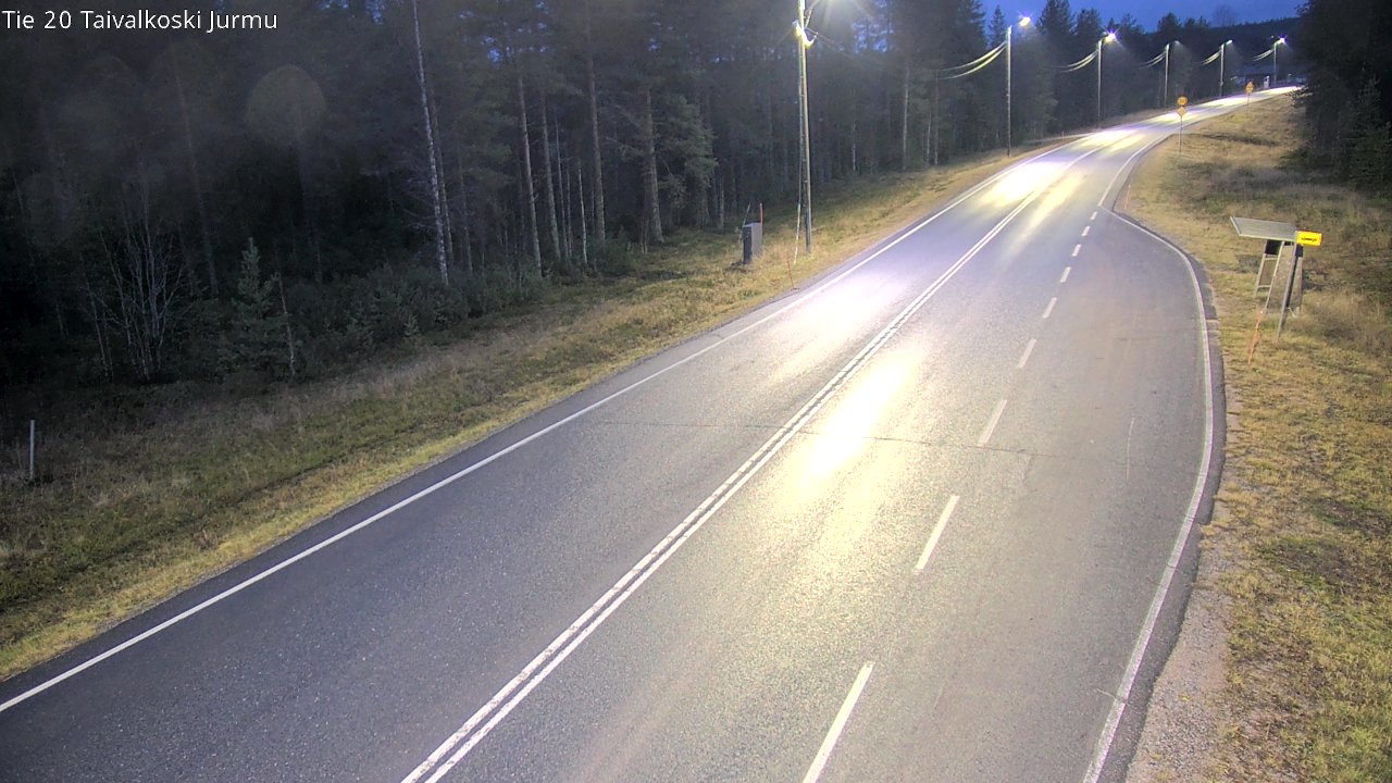 Kelikamerat Kuva Tie 20 Taivalkoski, Jurmu, Taivalkoski, Pohjois-Pohjanmaa