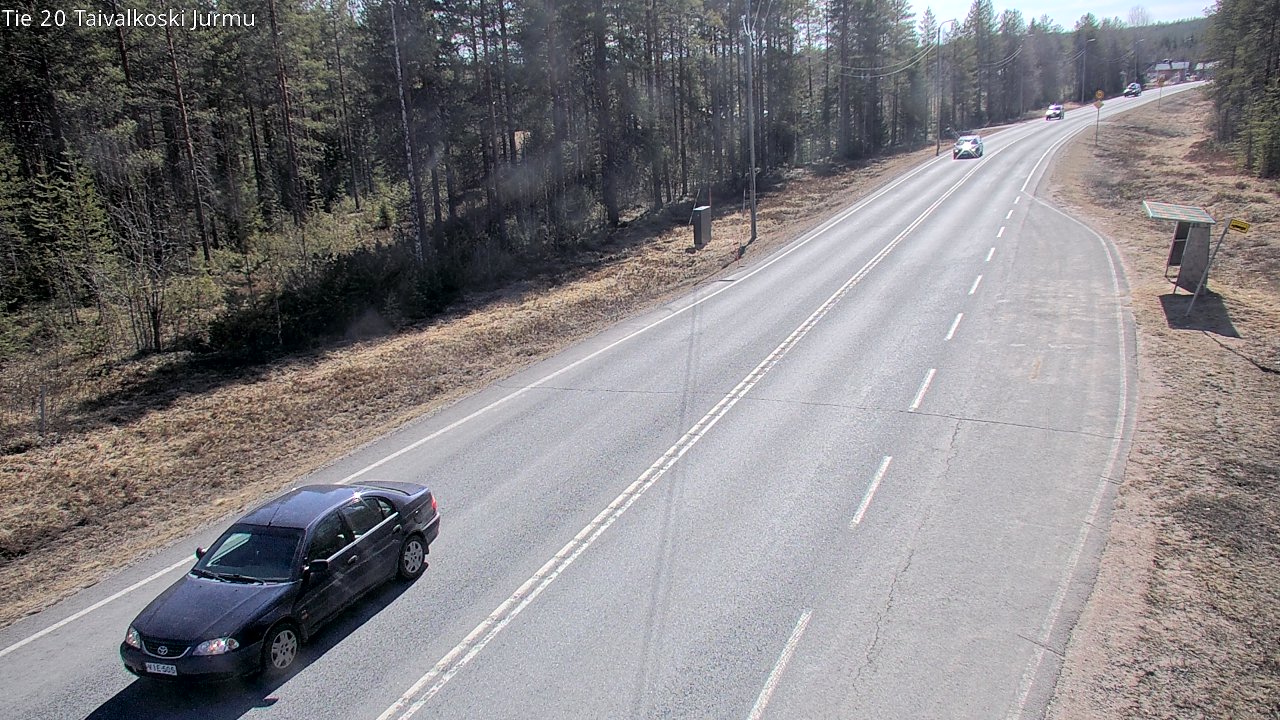 Weather Camera Image Väg 20 Taivalkoski, Jurmu, Taivalkoski, Pohjois-Pohjanmaa
