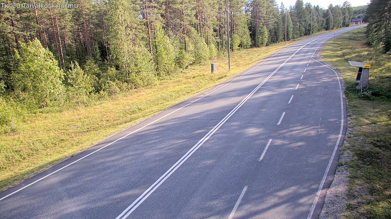 Kelikamerat Kuva Tie 20 Taivalkoski, Jurmu, Taivalkoski, Pohjois-Pohjanmaa