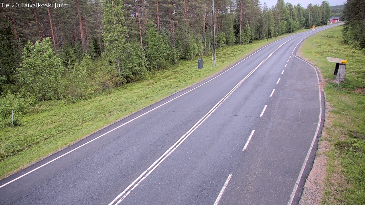 Kelikamerat Kuva Tie 20 Taivalkoski, Jurmu, Taivalkoski, Pohjois-Pohjanmaa