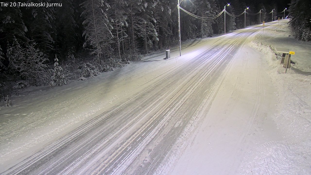 Kelikamerat Kuva Tie 20 Taivalkoski, Jurmu, Taivalkoski, Pohjois-Pohjanmaa